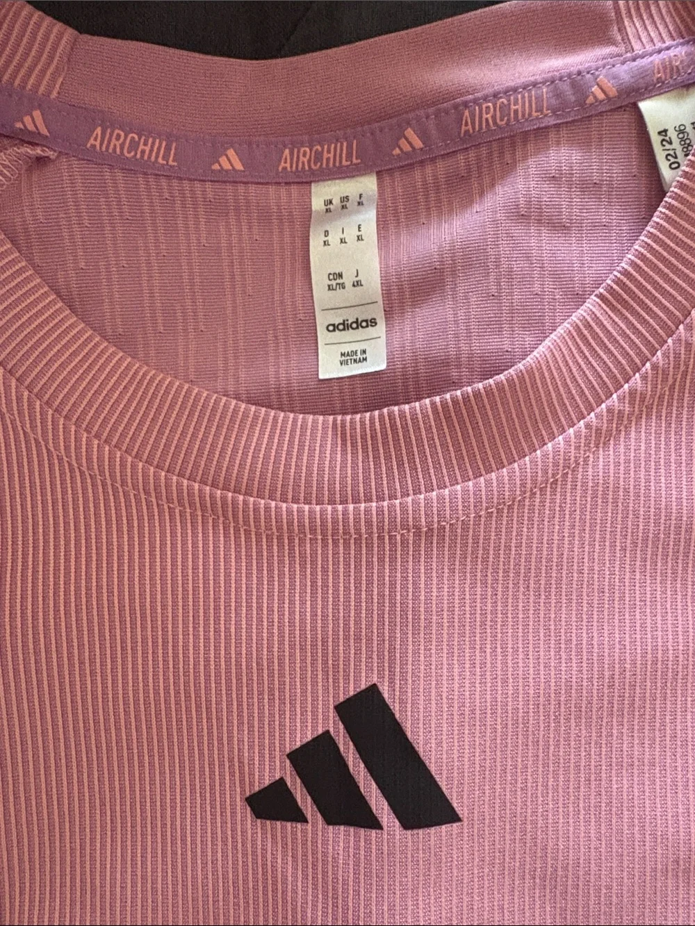 adidas Men’s Light Pink Tennis Athletic Short Sleeve Tee